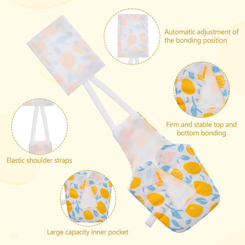 HekouJiub 4Pcs Bird Diaper - Cute Pet Bird Diaper with Waterproof Inner, Reusable Flight Suit for Cockatiel Parakeet