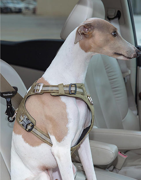 TRUE LOVE Vehicle Seat Belt Safety Buckle Lock, Portable Lightweight Fit Pet Harness for Dog Car Travel