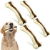 Sosation Chew Toys for Aggressive Chewers - Large Breed Beef Flavor Durable Nylon Bones for Puppies.