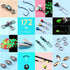 Fishing Terminal Tackle Accessories, Hooks, Weights, Jig Heads, O-Rings, Rolling Swivels for Saltwater Freshwater