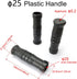 SquEqu 4 Pack LAT Pulldown Machine Straight Bar Grips Non-Slip Tricep Bar Rubber Grips for Fitness LAT and Lift Pulley