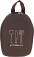 NOENNULL Portable Cookware Utensils Storage Bag Camping Cooking Utensils Bag Cooking Utensils Organizer Multifunctional
