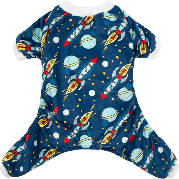 CuteBone Small Dogs Outfit, Soft Puppy Onesies Pjs Dog Pajamas, Comfy Doggie Jumpsuit Bodysuit for All Seasons P16M