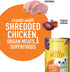 Tiki Dog Petites Grain Free - Chicken with Chicken Liver, Heart & Gizzard, 9 oz. Can, Pack of 8
