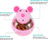 2Pcs Cat Treat Dispenser Toy, Mouse Shape Interactive Toy and Food Dispenser for Pet, Increases IQ