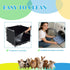 23.62"x23.62"x17.72",Portable Dog Pee Pad Holder Tray with Washable Pee Pad - Foldable Indoor Potty Station for Small