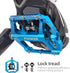 FOOKER MTB Mountain Bike Pedals, 3 Bearing Flat Platform, Compatible with Sealed Clipless Aluminum Pedals