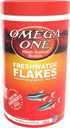 Omega One Freshwater Flakes, 5.3 oz Fish Food