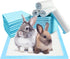 Tfwadmx 100 Pcs Rabbit Pee Pads Disposable Cage Liners Leak-Proof Super Absorbent