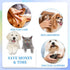 Dog Grooming Hammock for Nail Trimming, Pet Hammock for Small Dogs with Security Strap, Clippers, Nail File, and Comb