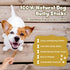 AZRAPAWS 6 Inch Bully Sticks for Dogs Beef Collagen Dog Chews for Large Dogs, Medium and Small Breeds Healthy Bully