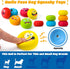 12 Hungdao Pcs Squeaky Dog Toys Latex Rubber Squeaky Ball Smile Face Emoticon Dog Toys Chewing Interactive Ball Bulk