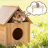 GEEHUA Wooden Hamster Platform, Hamster Play Wooden Platform Wood Stand Hamsters Cage Accessory for Hamsters Other