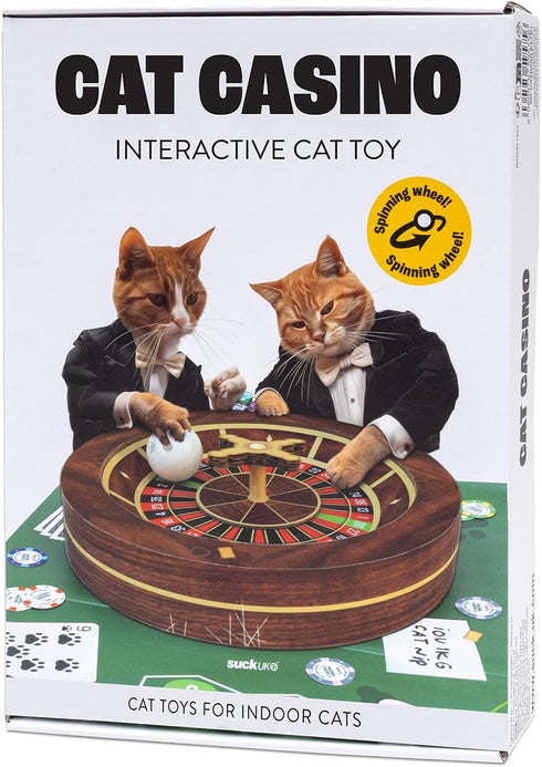 Suck UK - Interactive Cat Toys for Indoor Cats | Moving Spinning Cat Toy
