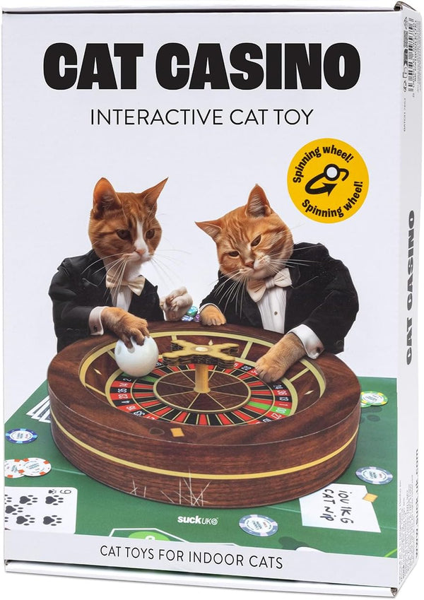 Suck UK - Interactive Cat Toys for Indoor Cats | Moving Spinning Cat Toy