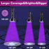 EverBrite UV Flashlight, 100 LED Blacklight Flashlight, 395nm for Pet Urine Detection, Batteries Included