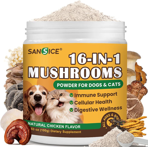 Mushroom for Dogs & Cats Lumps & Bumps, Turkey Tail Mushroom for
