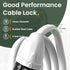Titanker Bike Lock - 4 Feet Cable Lock 1/2 Inch Resettable Combination with Mounting Bracket for Bicycle