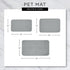 12x18, Bone Dry Machine Washable, Ultra Absorbent Pet Mat, Brown Stripe