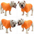 Lovelonglong Dog Costumes Basic Blank T-Shirt Tee Shirts for Large Dogs, Orange XXXXL