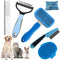 Dog Brush for Shedding, 6 PCS Pet Slicker Hair Brush Kit with Organizer Bag for Dogs & Cats