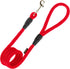Gooby Mesh Leash - Red, 4 FT - Breathable Leash for Small Dogs with Bolt Snap Clasp