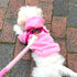 Jecikelon Winter Dog Hoodie Sweatshirts with Pockets, Warm Clothes for Small Dogs, Chihuahua Coat, Pink, Small