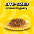 3.5 oz. (12 Count, Pack 2) Temptations Bites in Gravy Adult Wet Cat Food Seafood Medley Flavor and Tasty Chicken