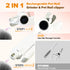 2-in-1 Trimming Dog Nail Clippers with Light & Digital Display Upgraded Pet Nail Grinder, Safety Guard, USB
