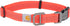 Carhartt Medium Fully Adjustable Nylon Webbing Dog Collars, Coral Glow, Reflective Stitching for Visibility