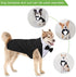 Weewooday Large Dog Tuxedo and Bandana Set, Formal Wedding Party Suit with Bow Tie Shirt for Christmas Halloween