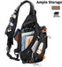 Large Crossbody Sling Bag for Men, One Shoulder Backpack, Hiking Backpack (No Water Bladder)