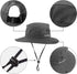 IYEBRAO 2 Pack Women's Ponytail Sun Hat, UV Protection Foldable Wide Brim Beach Cap