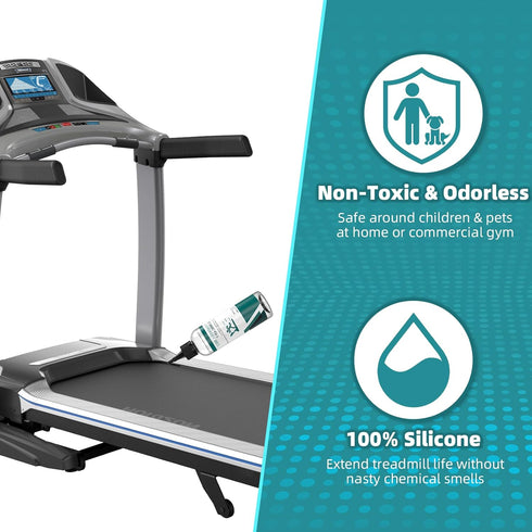 100% 500c (8.4 Treadmill Belt Lubricant, Silicone Treadmill Lube High-Temperature Resistant Stable Treadmill Lubricant