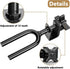 Tree Stand Bow Holder - 12 Teeth Adjustable Hunting Bow Rest for Easy Installation and Accessory Use