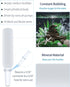 Pawfly 10 Pack Aquarium Replacement Air Stone Bubbler, Compatible Oxygen Diffuser for Mini Fish Tanks