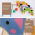 TOYANDONA Cartoon Wooden Animal Croquet Set - Interactive Family Game with Croquet Wood Mallets for Kids