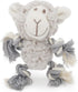 Senior Mini Fleece w/Rope Arms/Legs, Calming Lavender Dog Toy for Senior Dogs, Grey, 15cm x 15cm