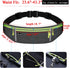 Waist Pack Sport Running Belt with Adjustable Strap - Grey, 4 Pockets for Running, Hiking, Travel