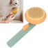 Pet Grooming Brush - Portable Self Cleaning Slicker Brush for Indoor Cats, Dog Brush for Shedding Short and Long Haired