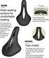 GORIX Lightweight Wide Comfortable Short Nose Bike Saddle Seat Cushion for MTB Road Bicycle (GX-SA729)