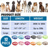 Cunno 12 Pcs Reflective Martingale Collar for Medium Dogs, Adjustable Nylon Pet Collar, Prevent Slipping Out, 12 Colors