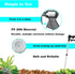 Carefree Fish 30In Aquarium Gravel Cleaner, Fish Tank Water Changer with 37In Water Pipe Skimmer Net and Long Handle