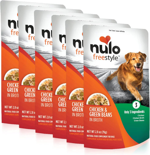 Nulo Freestyle Puppy & Dog Wet Dog Food Topper, Premium All Natural Grain-Free, Real Meat, High Protein