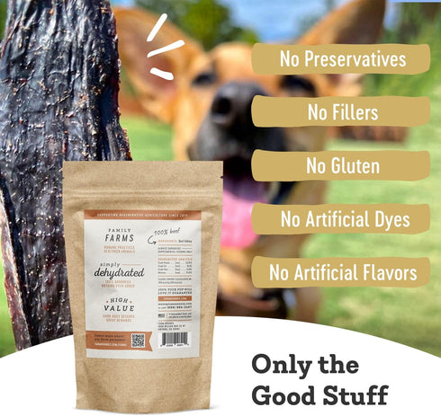 100% -4oz -2 Pack Farm Hounds - Beef Kidney - Premium Natural Beef Kidney Jerky For Dogs - Made From Humanely Raised