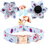 Lionheart Glory Summer Dog Collar with Flower, Adjustable Flower Collar for Small Medium Large Dogs