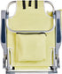 300lbs Folding Beach Chair for Adults, Outdoor Beach Portable Lawn Chair Camping Chair,High Back Chairs with Hard