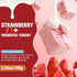 Globalpaw Strawberry100g (3.52oz), 1pcs) Freeze Dried Yogurt Dog Cats Treats Crunchy Snacks with High Protein Yogurts