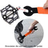 Pedal Wrench Double Sided Bicycle Spanner, 15/16/17mm Pedal Removal Tool with Comfortable Grip for Biking Repair