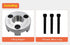 Lifting Adapter MT0025 for Yamaha 5.3 V8, 4.2 V6, F200B, F115B, F425, MT0022, Non-Verado Mercury (1.5" x16 TPI thread)